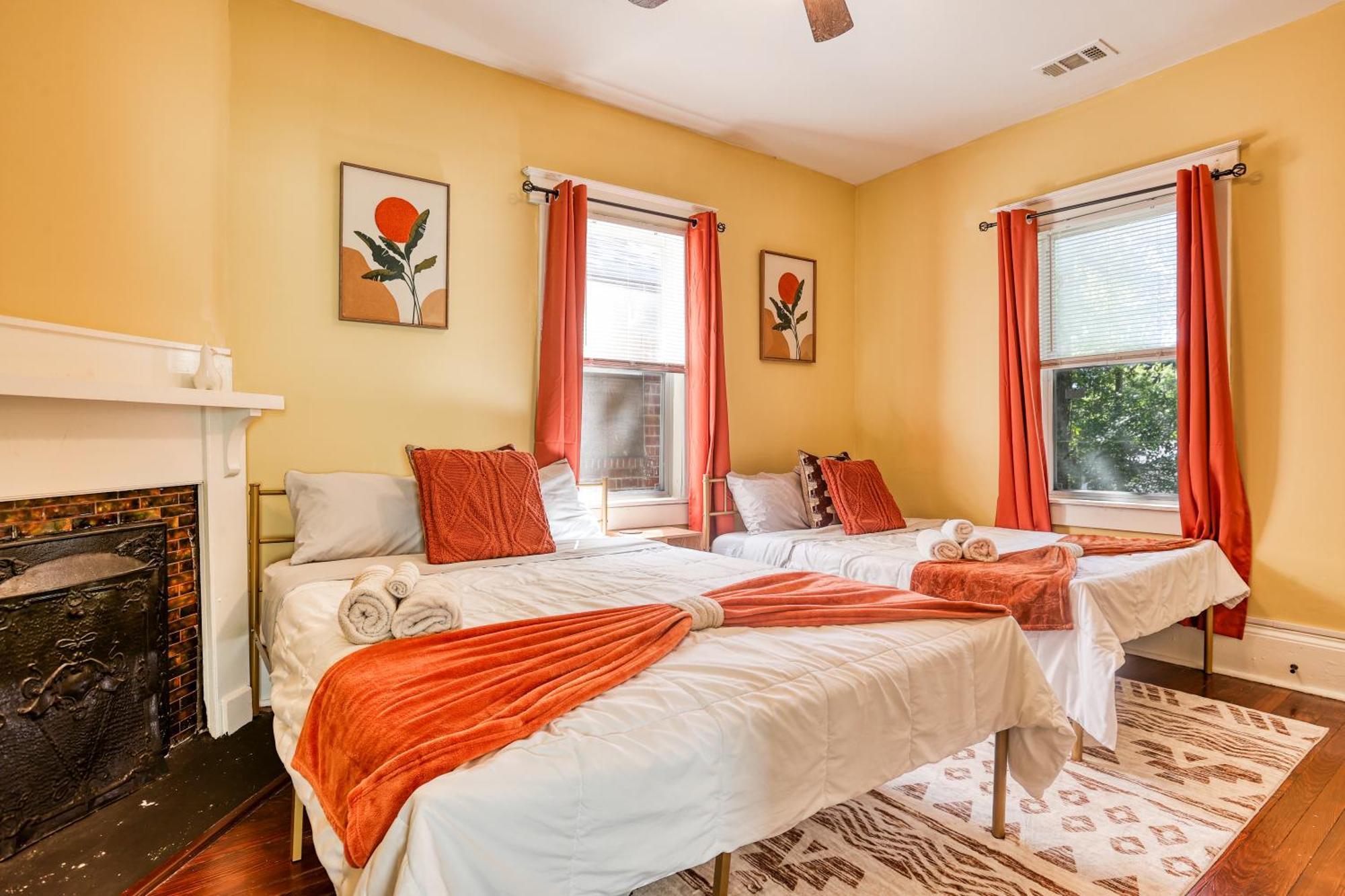 Ferienhaus 5min To Dt, Forsyth, River St & Starland- Historic Savannah